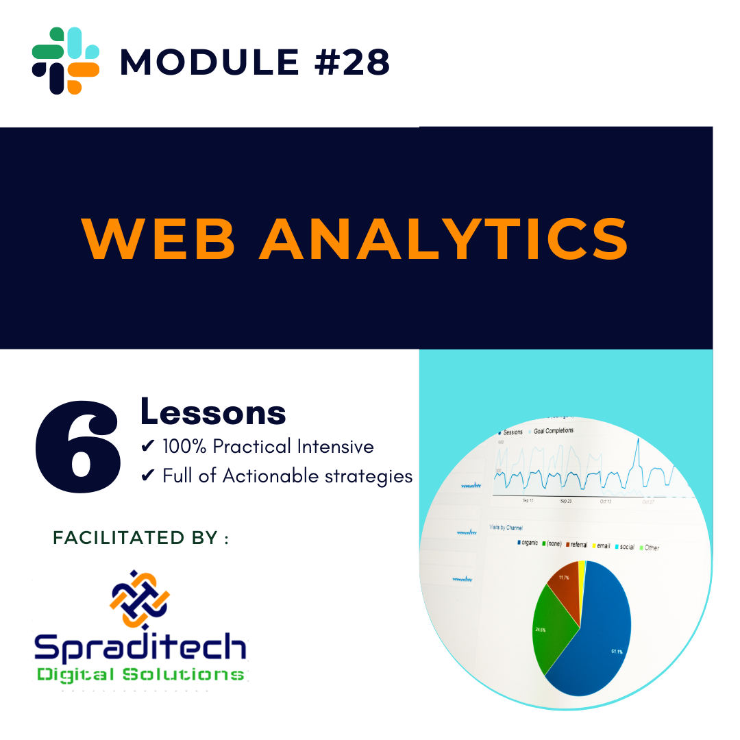 Web Analytics in Spraditech Digital Marketing Training in Lagos